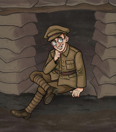 Colour and Shaded Fullbody - Seamus belongs to @billnyesarussianspy on Instagram! - 2024