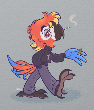 Flat Colour Fullbody - Curry belongs to @Apiaster on Art Fight! - 2026