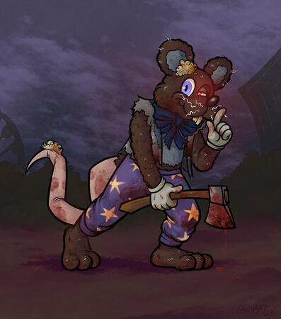 Colour and Shaded Fullbody - Rodney belongs to @robologicaldick on BlueSky! - 2024