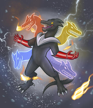 Colour and Shaded Fullbody + Shaded Headshots x4 - Octogon belongs to @gillyver on BlueSky! - 2024