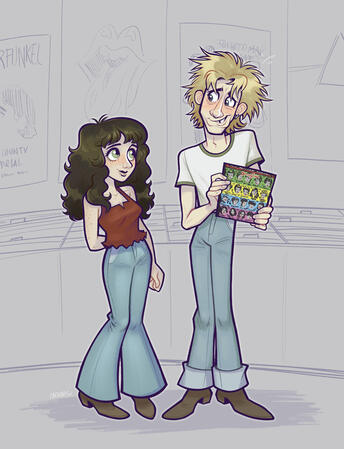 Colour and Shaded Fullbody x2 - Lillie and Timothy belong to @anarchicrimbaud on Art Fight! - 2026