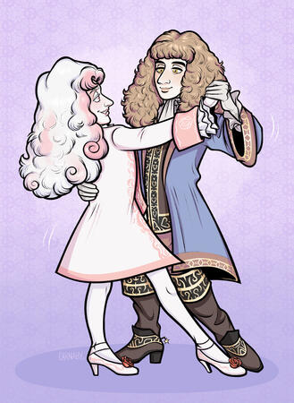 Colour and Shaded Fullbody x2 - Fabion belongs to @vampyrhaus on Twitter and Bastien belongs to @skeliie on Instagram! - 2023