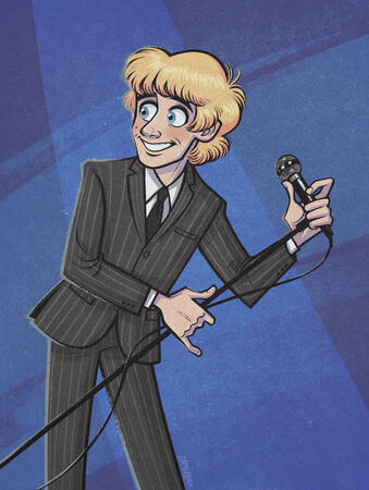 Colour and Shaded Halfbody - Mick (OC) - 2025