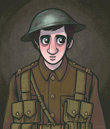 Colour and Shaded Halfbody - Cyril (OC) - 2025