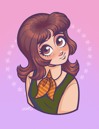 Colour and Shaded Headshot - Shirley (OC) - 2025