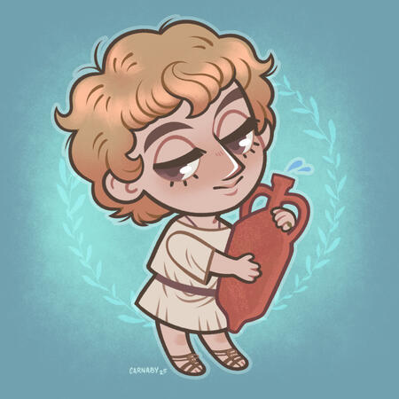 Chibi Fullbody - Marius (OC) - 2025